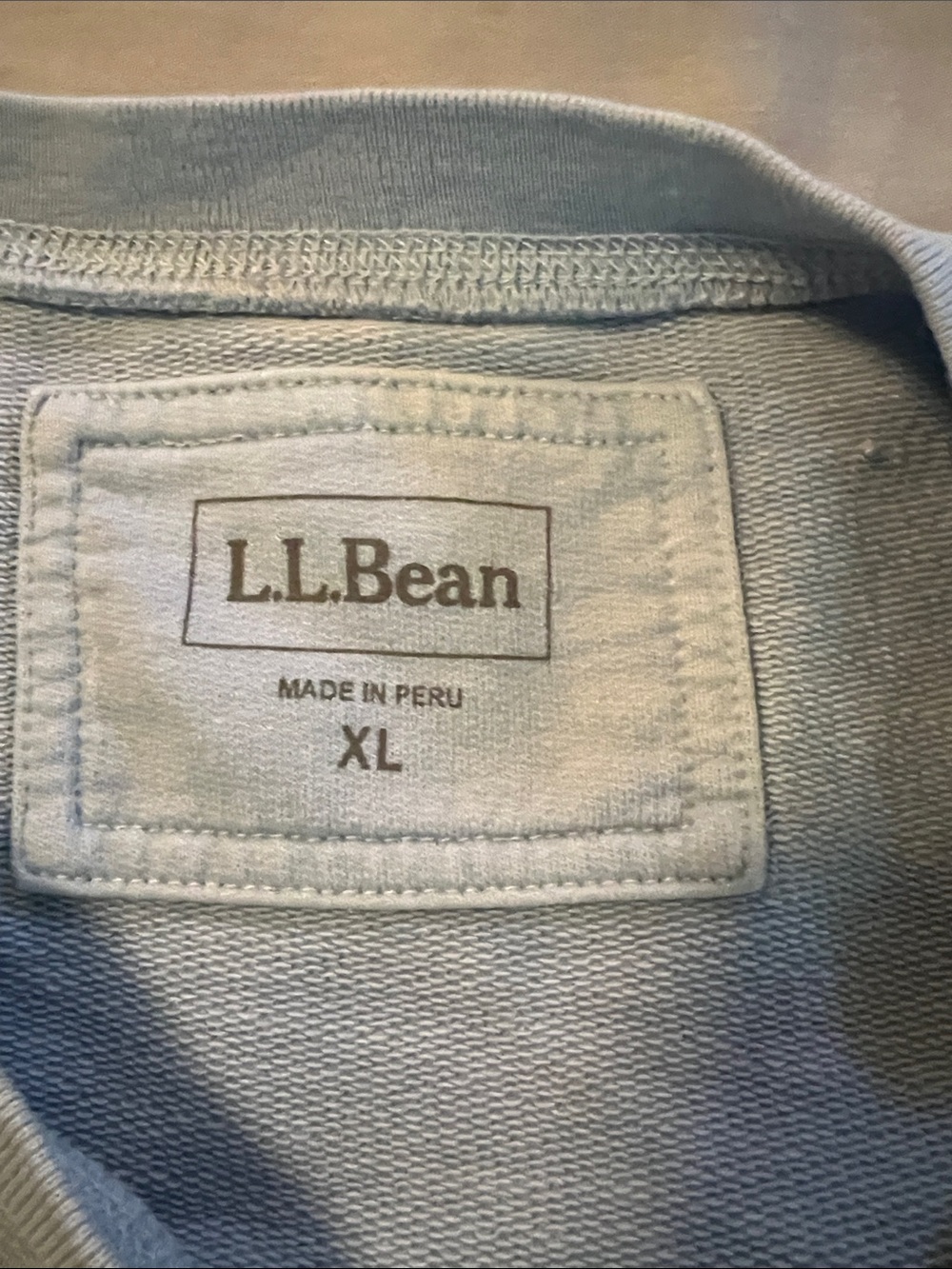 L.L. Bean Women’s Pale Blue Crewneck Sweatshirt - Picture 3 of 5